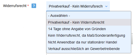 Das Widerrufsrecht bei Kleinanzeigen